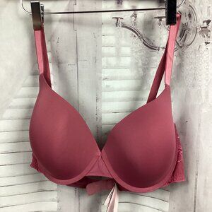 Victoria's Secret Bra Mauve T-Shirt Light Lined Demi 38D